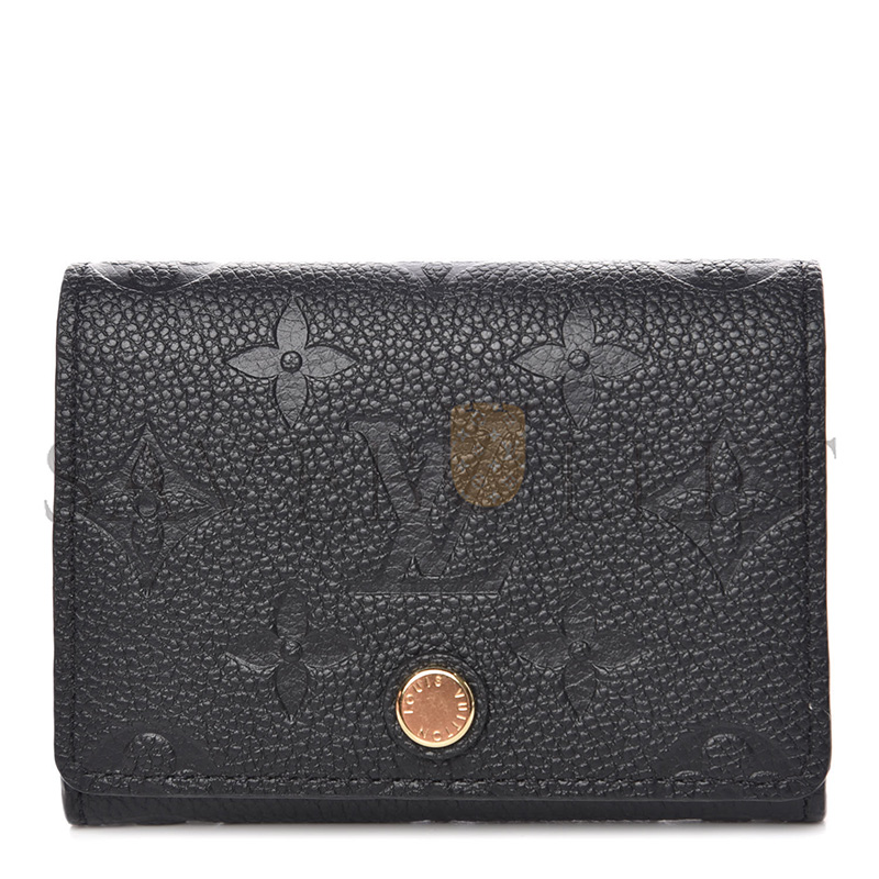 LOUIS VUITTON EMPREINTE BUSINESS CARD HOLDER BLACK M58456 (10.5*8cm) 